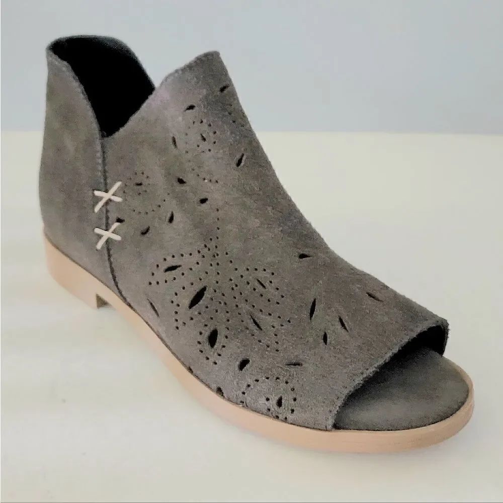Coolway open toe booties gray EU 37 made in Spain 🇪🇸